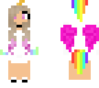 unicorn girl with wings