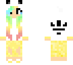 adidas panda yellow pastel girl