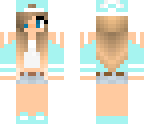 blue cute girl