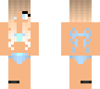 blue swimsuit