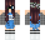 glasses girl in apron