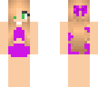 purple bathing suit
