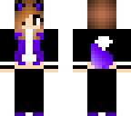 purple black wolf gurl