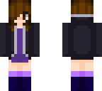 purple dress