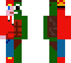 ropo and tiny turtle   red and green