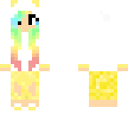 yellow pastel panda girl