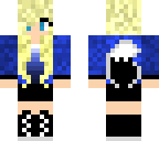blond wolf girl