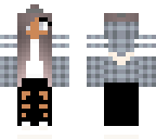 blue plaid girl