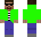 green jacket