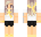 kawaii girl yellow