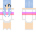 light blue haired girl