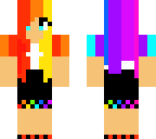 rainbow girl