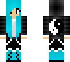 yin yang light blue