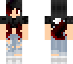 black-red ombre hair casual 11