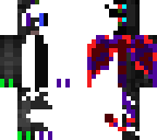 half black half white dragon
