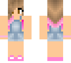 pink overalls