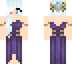 purple dress