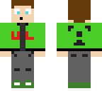 scared radioactive minecraft skin