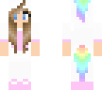 unicorn girl brown hain