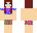 girl with a bathing suit