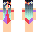 half evil swim girl