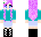 purple haired girl
