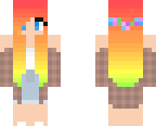 rainbow girl