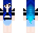 blue haired girl