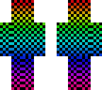 checkered rainbow