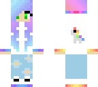 edit of unicorn gamer girl