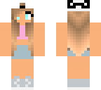 cute girl with tube top
