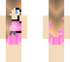 pink dress girl edit
