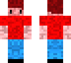 red shirted boy
