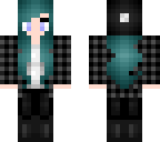 teal w beanie