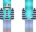 blue hair girl