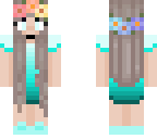 faded teal girl
