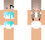 melted blue gummy bathingsuit