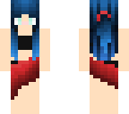 blue beach girl