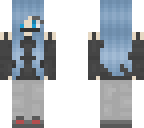 blue ninja girl
