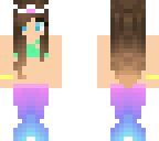 coral pink mermaid edit