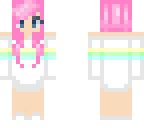 cute pink haired girl