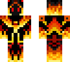 edited flame man