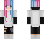 girl with colorful hair