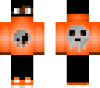 orange necro skeleton orange