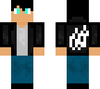 black hoodie with white flame