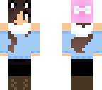 blue and pink