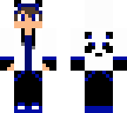 blue panda man