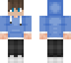 boy with blue hoodie