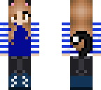 cat girl blue