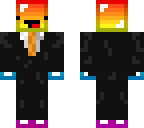 derp suit orange tie